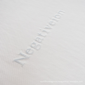 Comfortable Negativeion After-treatment 100% Polyester Knitted Mattress Fabric